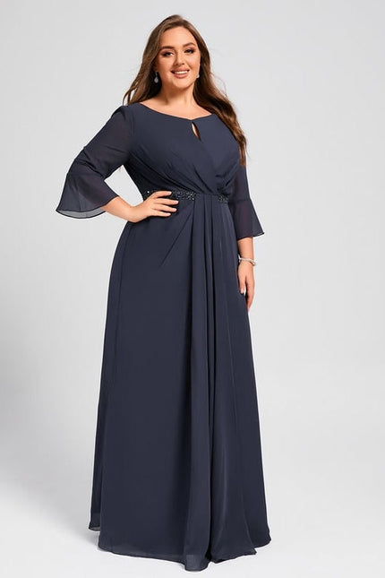 Robe de Soirée Nuit Marine Élégante - gallery 9