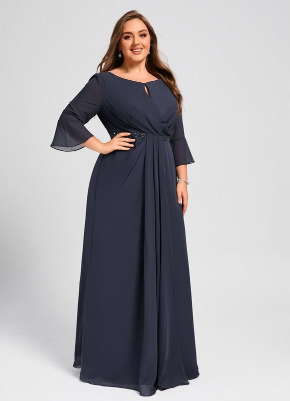 Robe de Soirée Nuit Marine Élégante - gallery 9
