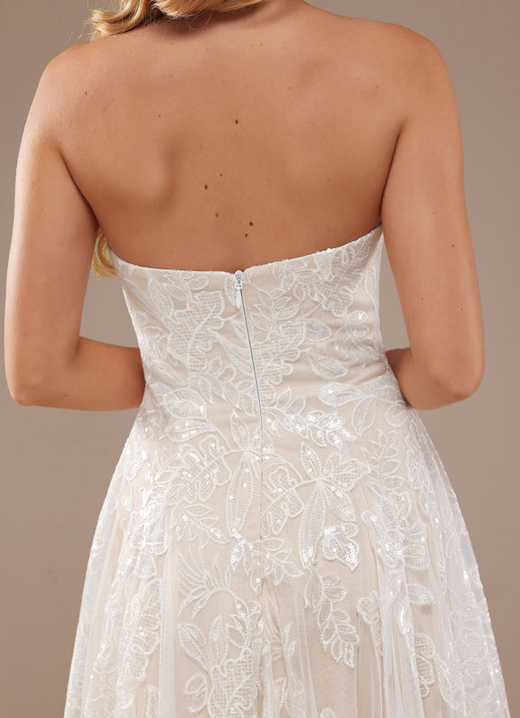Robe de Soirée Cérémonie Éthérée - gallery 5