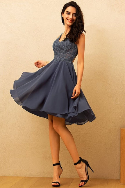 Robe de Soirée Bleu Envoûtant - gallery 3