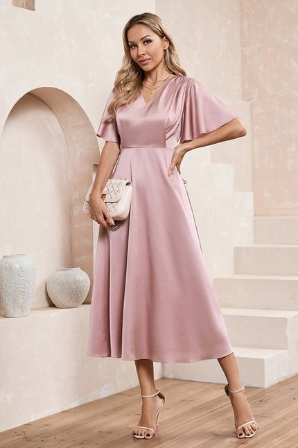 Robe de Soirée Rose Flottante - gallery 2