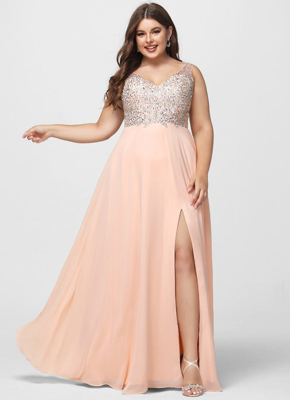 Robe de Soirée Éclat Pêche - gallery 5