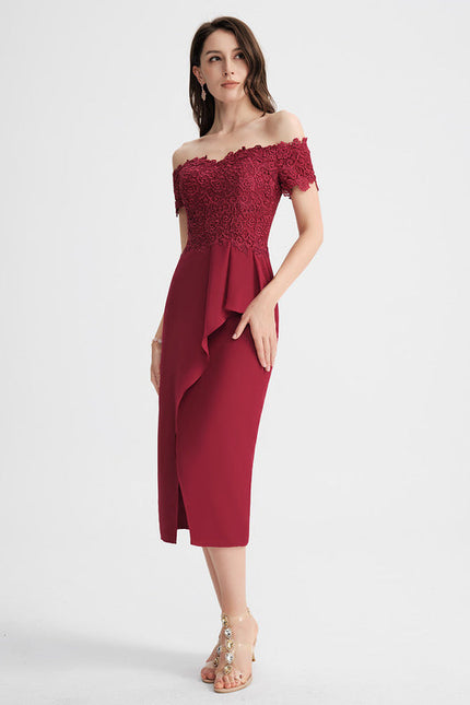 Robe de Soirée Lueur Rubis Éthérée - gallery 1