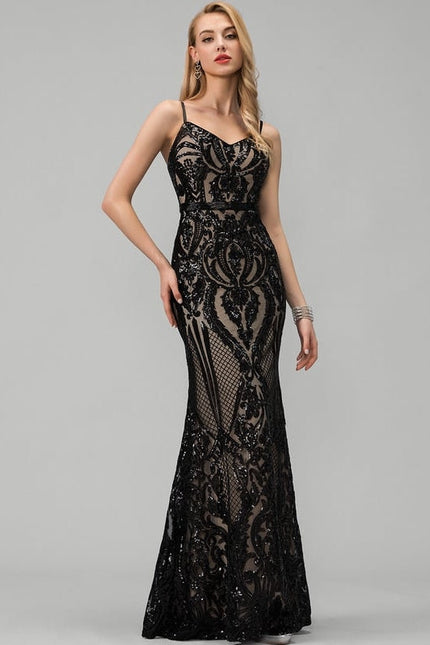 Robe de Soirée Nocturne Étoilée