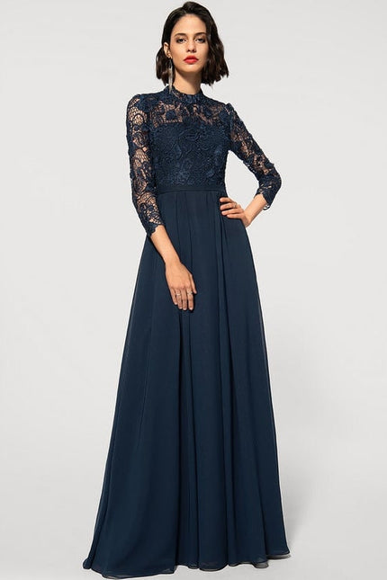 Robe de Soirée Nuit Marine - gallery 4