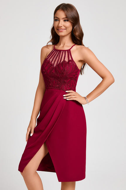 Robe De Soirée Courte Colorée - gallery 3