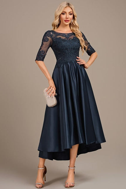Robe de Soirée Marine Raffinée - gallery 4