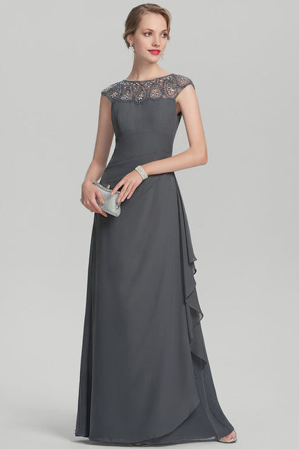 Robe de Soirée Charme Grise - gallery 1