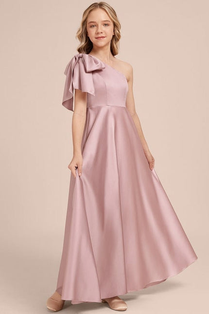Robe de Soirée Rose Satiné Douce - gallery 4
