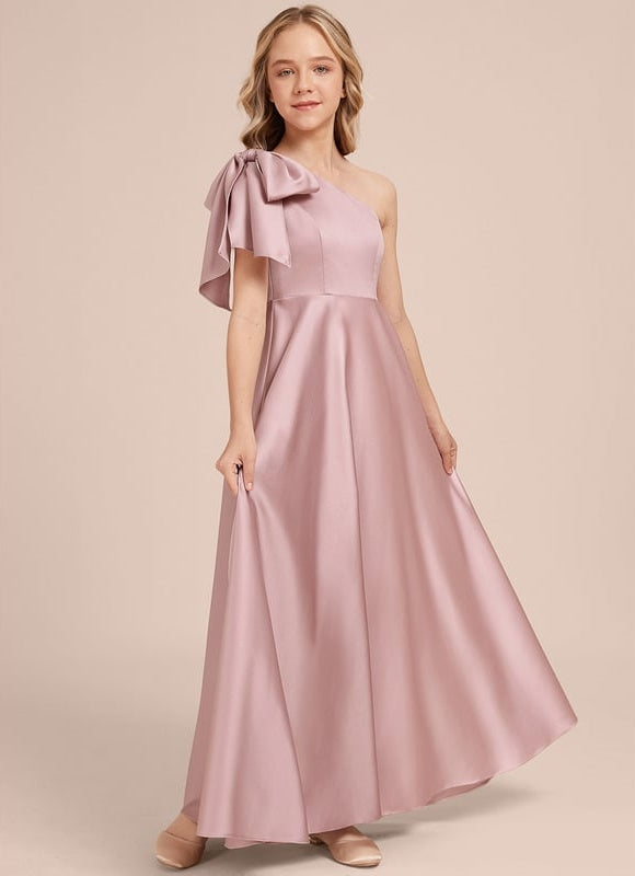 Robe de Soirée Rose Satiné Douce - gallery 4
