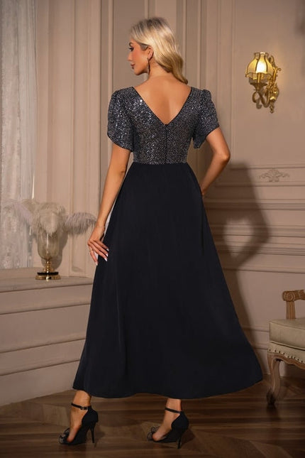 Robe de Soirée Maxi Pailletée - gallery 1