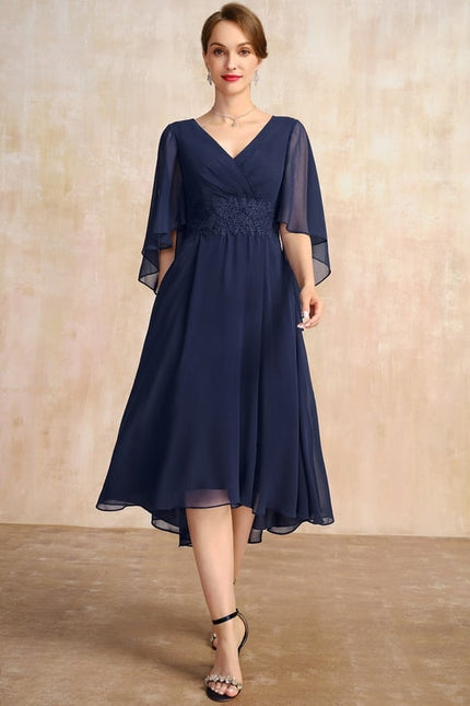 Robe de Soirée Aérienne Plissée