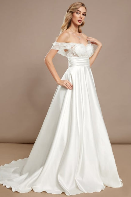Robe De Soirée Bustier Blanche - gallery 2