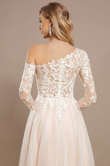Robe de Soirée Évanescente Rose - gallery 5