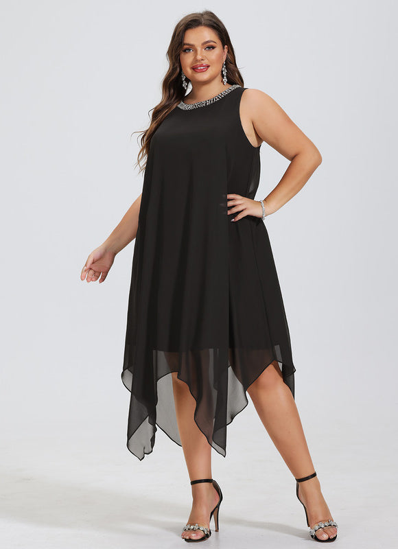 Robe de Soirée Aérienne Ébène - gallery 5