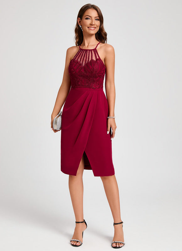 Robe De Soirée Courte Colorée - gallery 4