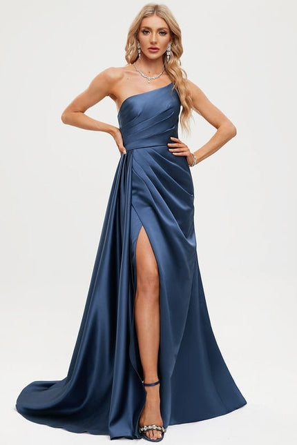 Robe de Soirée Satin Sereine - gallery 1