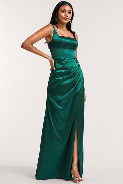 Robe De Soirée Décolleté Carré - gallery 1