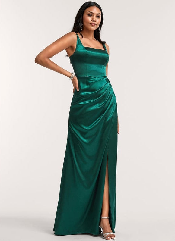 Robe De Soirée Décolleté Carré - gallery 1