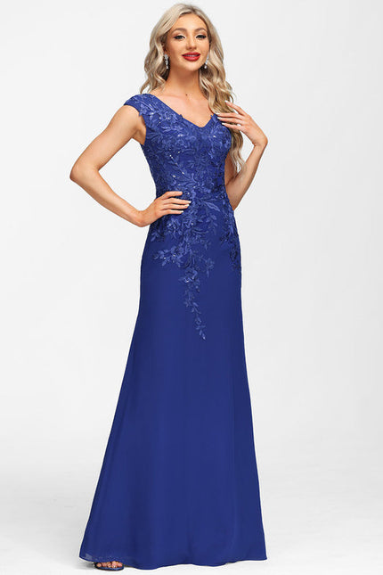 Robe de Soirée Velours Ébène - gallery 1