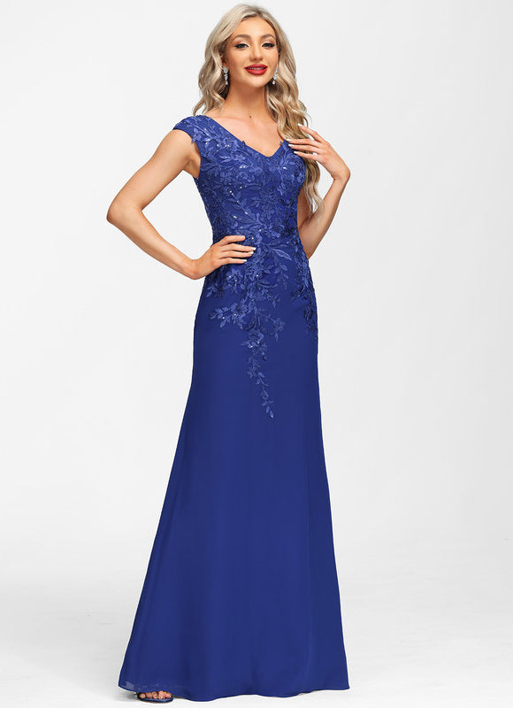 Robe de Soirée Velours Ébène - gallery 1