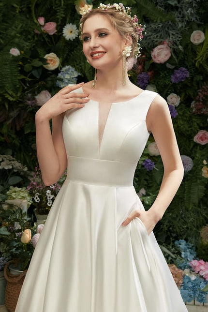 Robe de Soirée Satinée Pureté - gallery 3