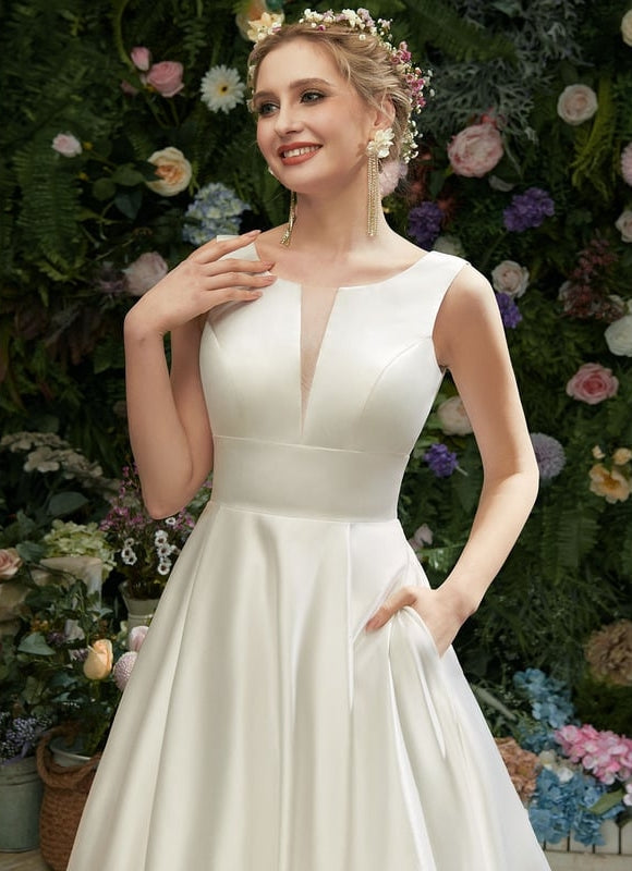 Robe de Soirée Satinée Pureté - gallery 3