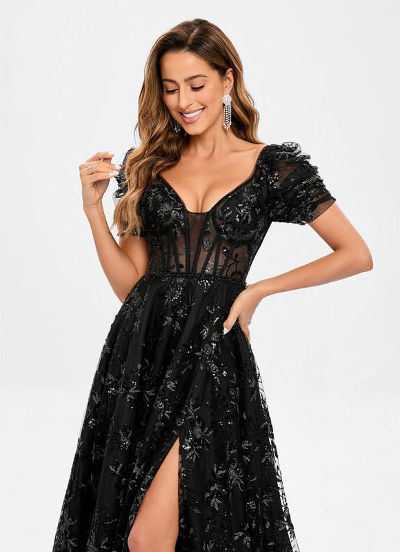 Robe de Soirée Chic Floraison - gallery 3
