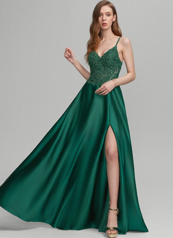 Robe de Soirée Émeraude Évanescente - gallery 3