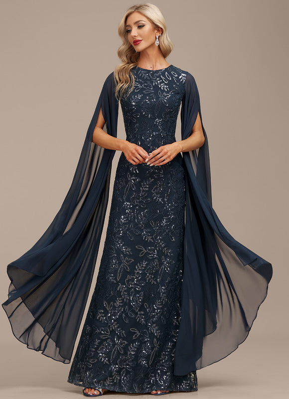 Robe de Soirée Satin Sombre - gallery 3
