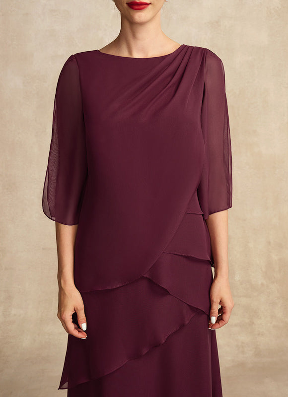 Robe De Soirée Aubergine - gallery 1