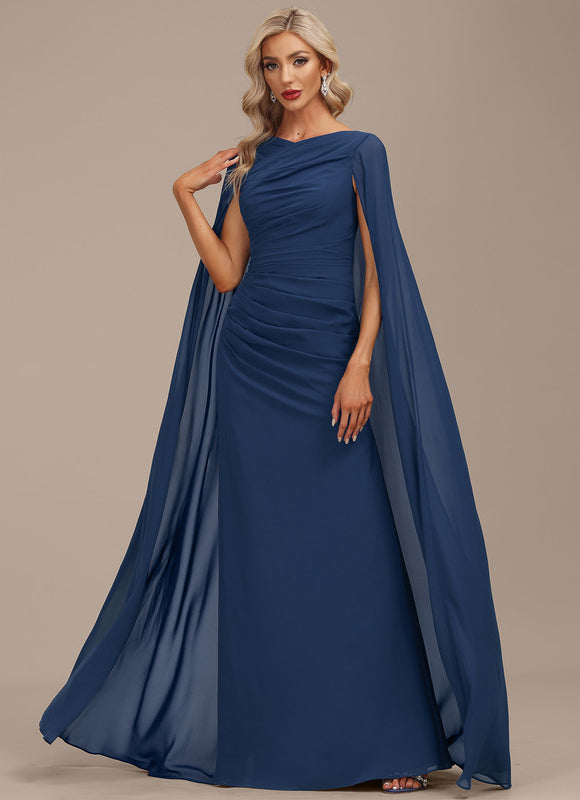Robe de Soirée Fluide Marine - gallery 6