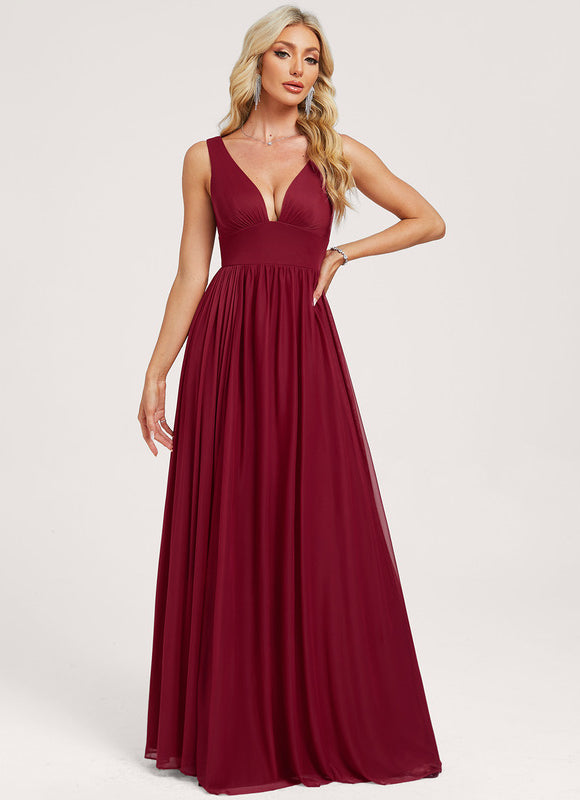 Robe de Soirée Vaporeuse Classique - gallery 1