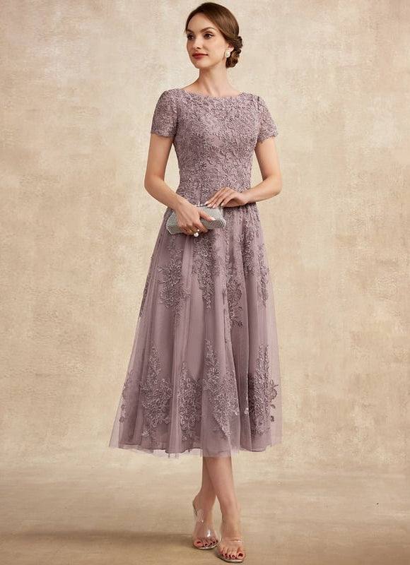 Robe de Soirée Lavande Éthérée