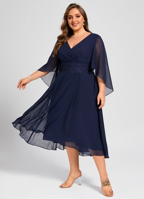Robe de Soirée Aérienne Plissée - gallery 8