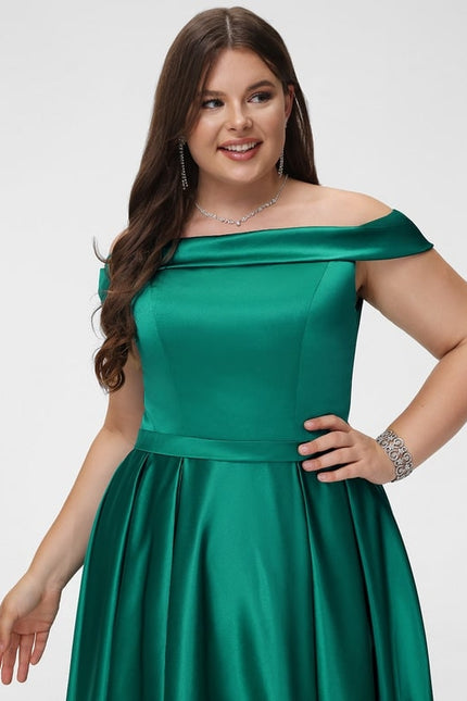 Robe de Soirée Émeraude Silhouette - gallery 9