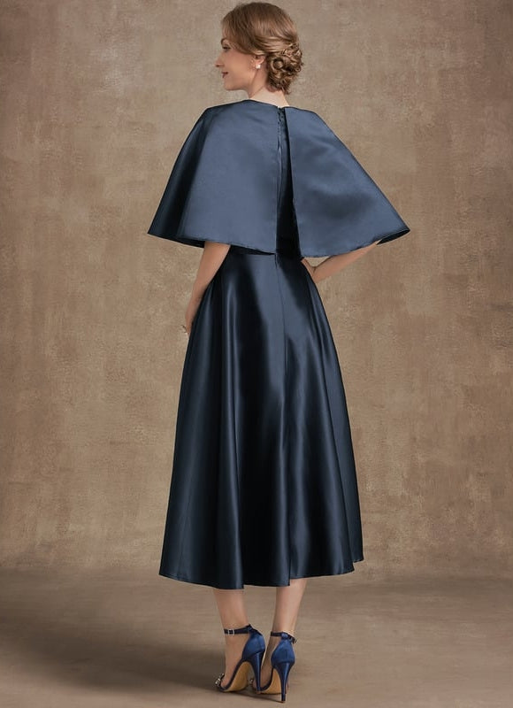 Robe de Soirée Nuit Étoilée Satin - gallery 6