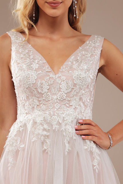 Robe De Soirée Grande Taille Blanche - gallery 2